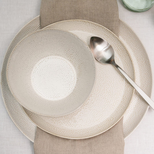 Set of 6 bowls, Dia15cm, Blush & Blue, Abbey, ivory