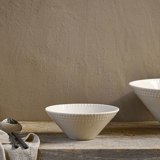 Ela Serving Bowl D20cm, Cream