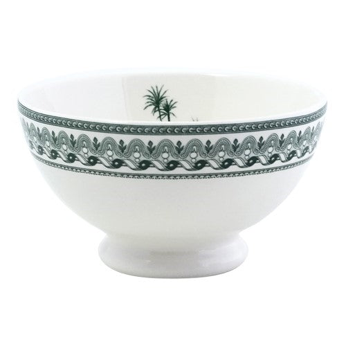 Les Depareillées - Vues d'Orient Bowl, 38cl, Green